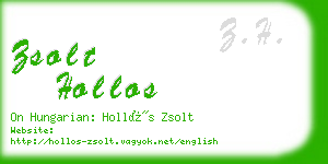 zsolt hollos business card